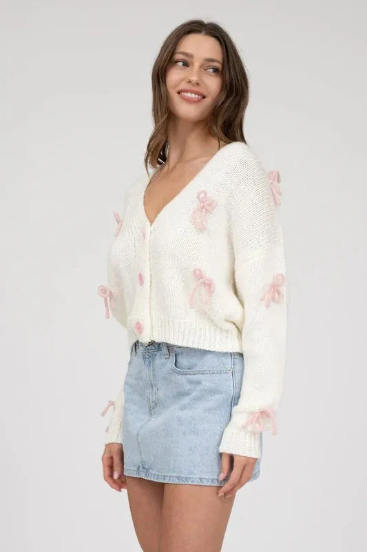 Bow Cardigan