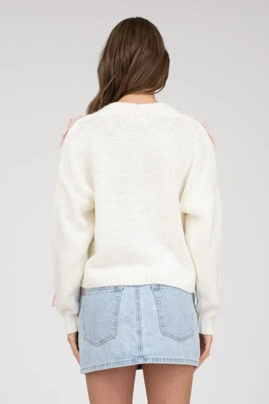 Bow Cardigan
