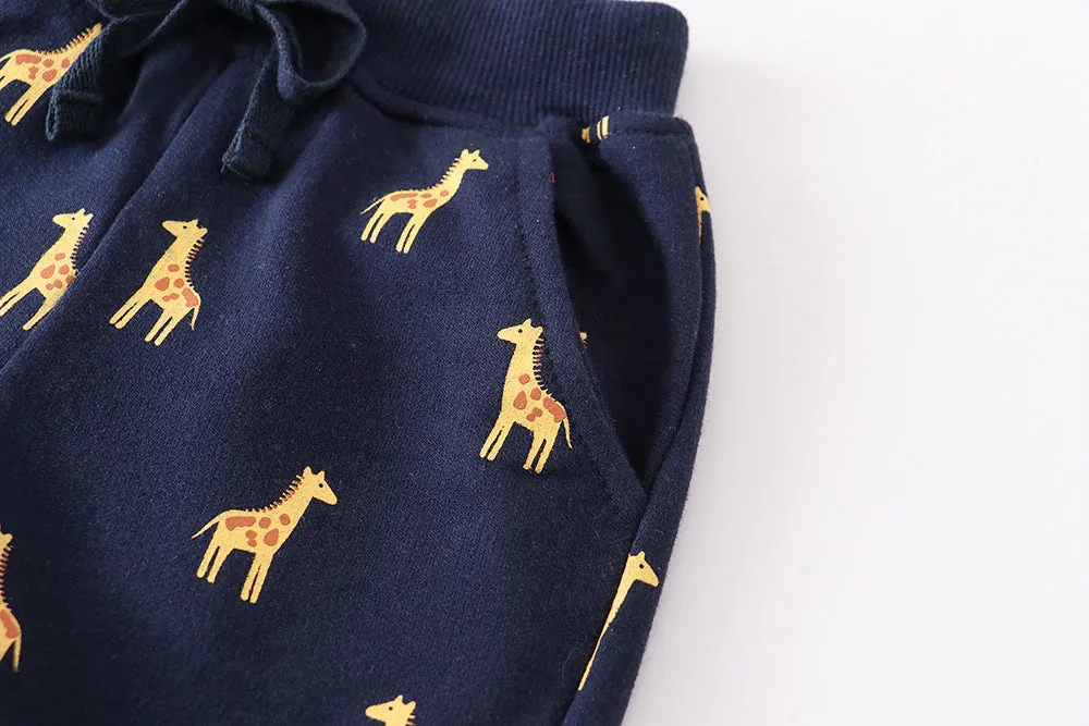 Boys' Giraffe Print Shorts