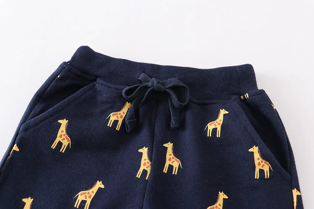 Boys' Giraffe Print Shorts