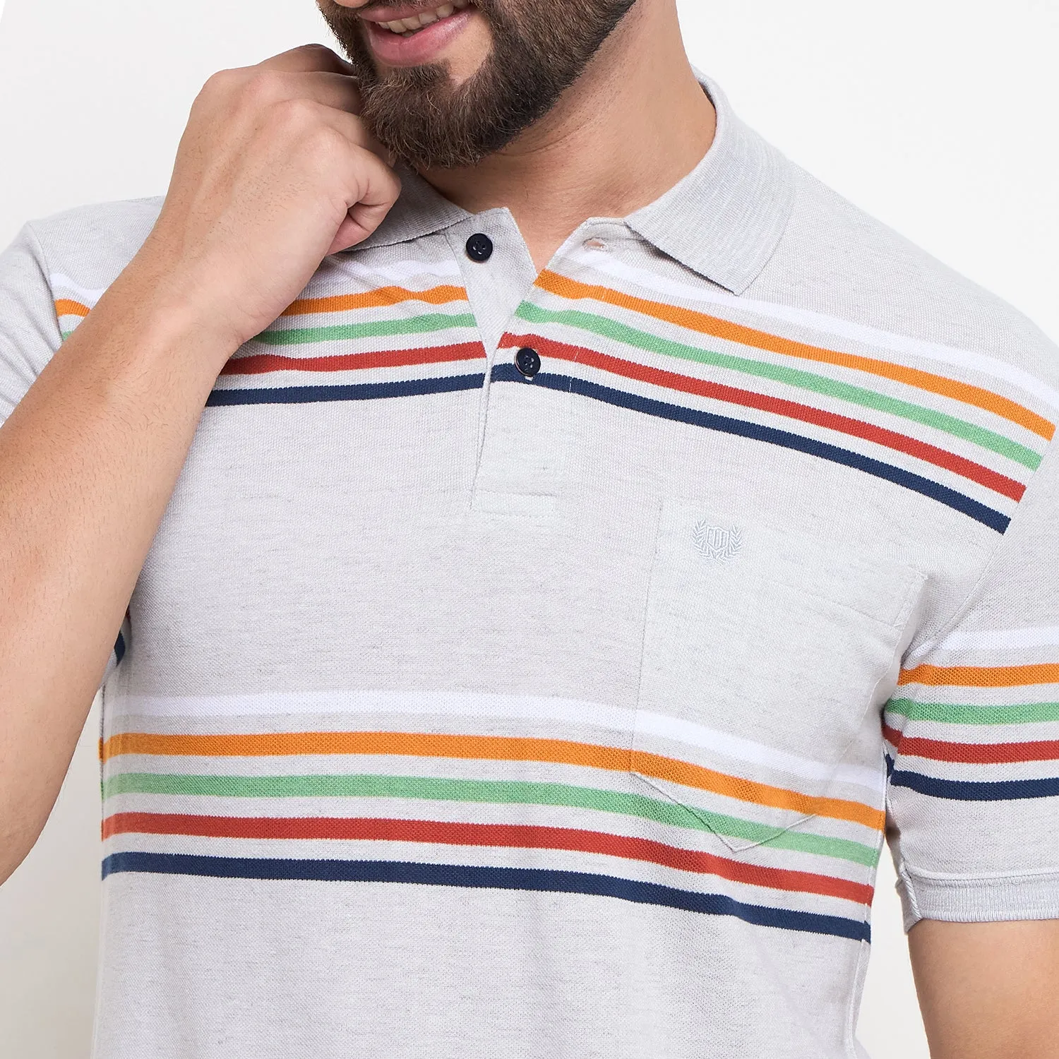Duke Stardust Men Half Sleeve Cotton Tshirt (LF7191)