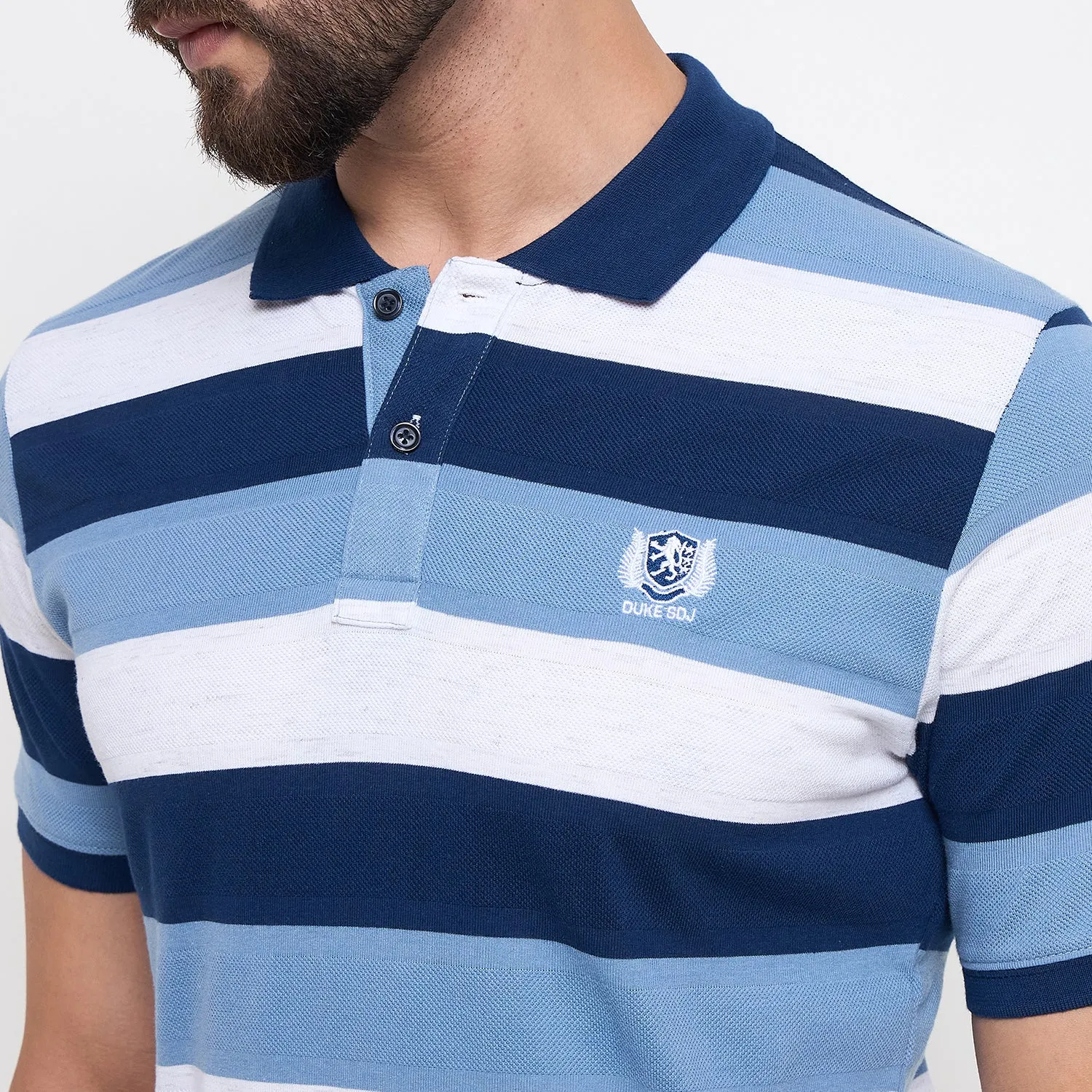 Duke Stardust Men Half Sleeve Cotton Tshirt (LF7195)