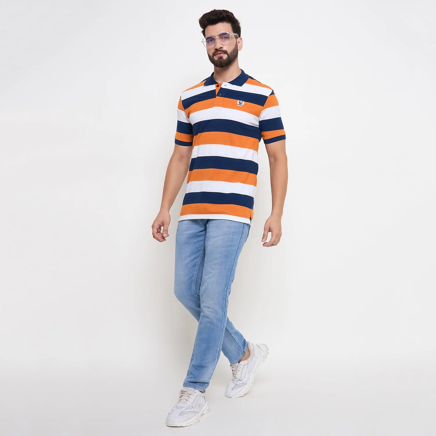 Duke Stardust Men Half Sleeve Cotton Tshirt (LF7195)