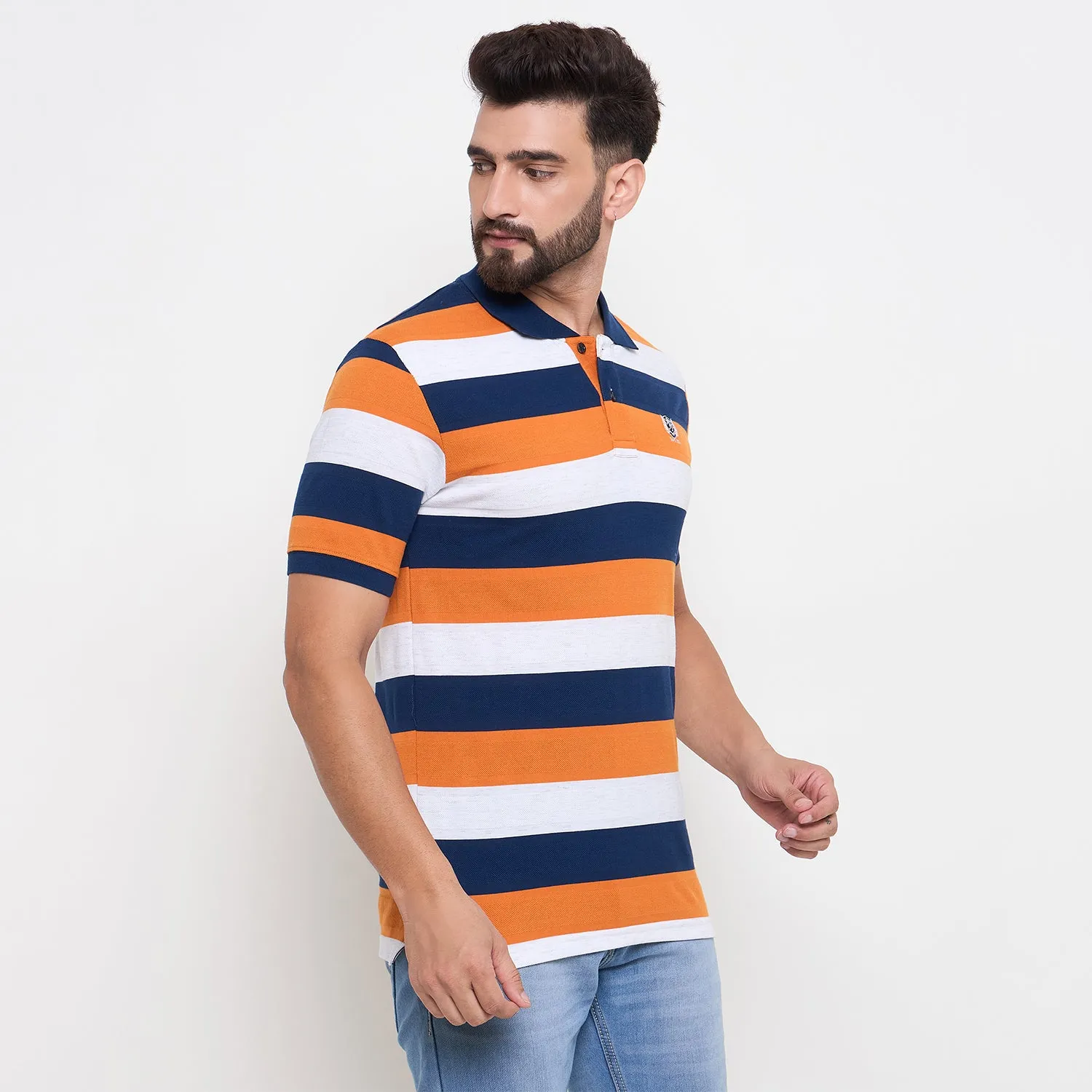 Duke Stardust Men Half Sleeve Cotton Tshirt (LF7195)