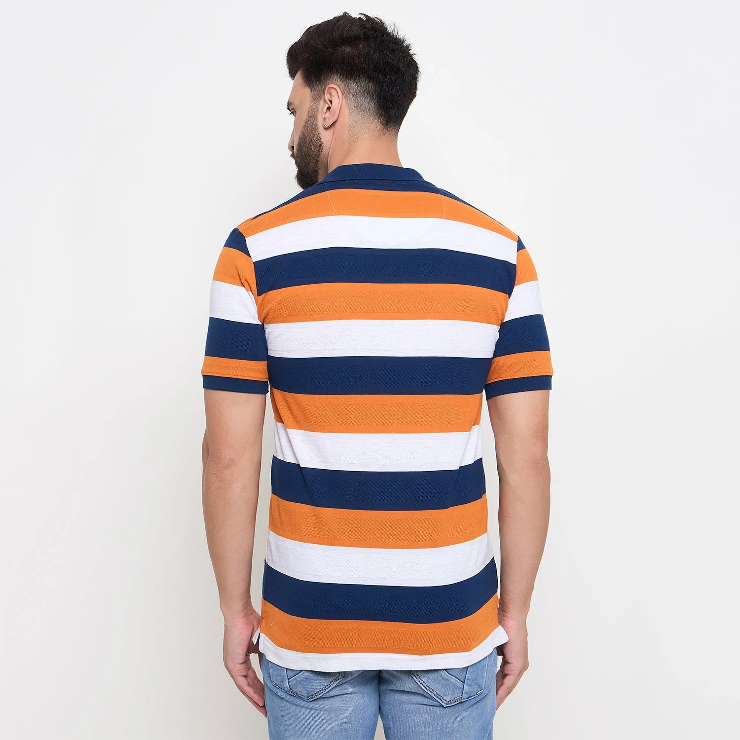 Duke Stardust Men Half Sleeve Cotton Tshirt (LF7195)