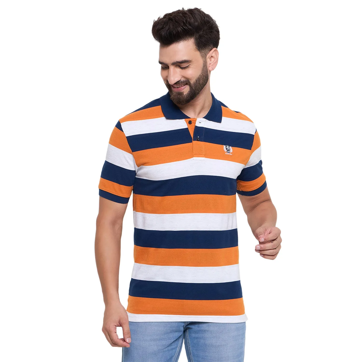 Duke Stardust Men Half Sleeve Cotton Tshirt (LF7195)