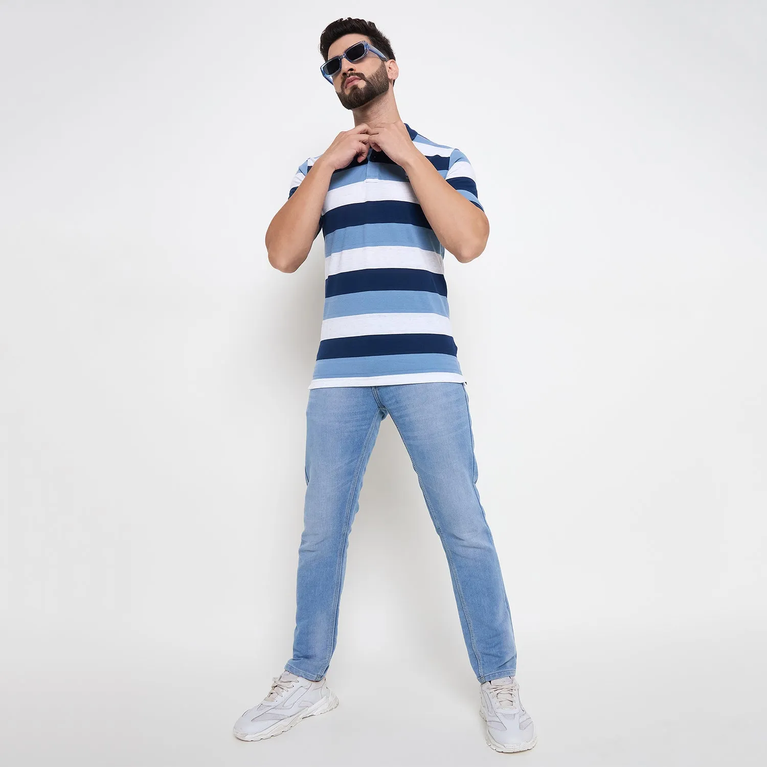 Duke Stardust Men Half Sleeve Cotton Tshirt (LF7195)