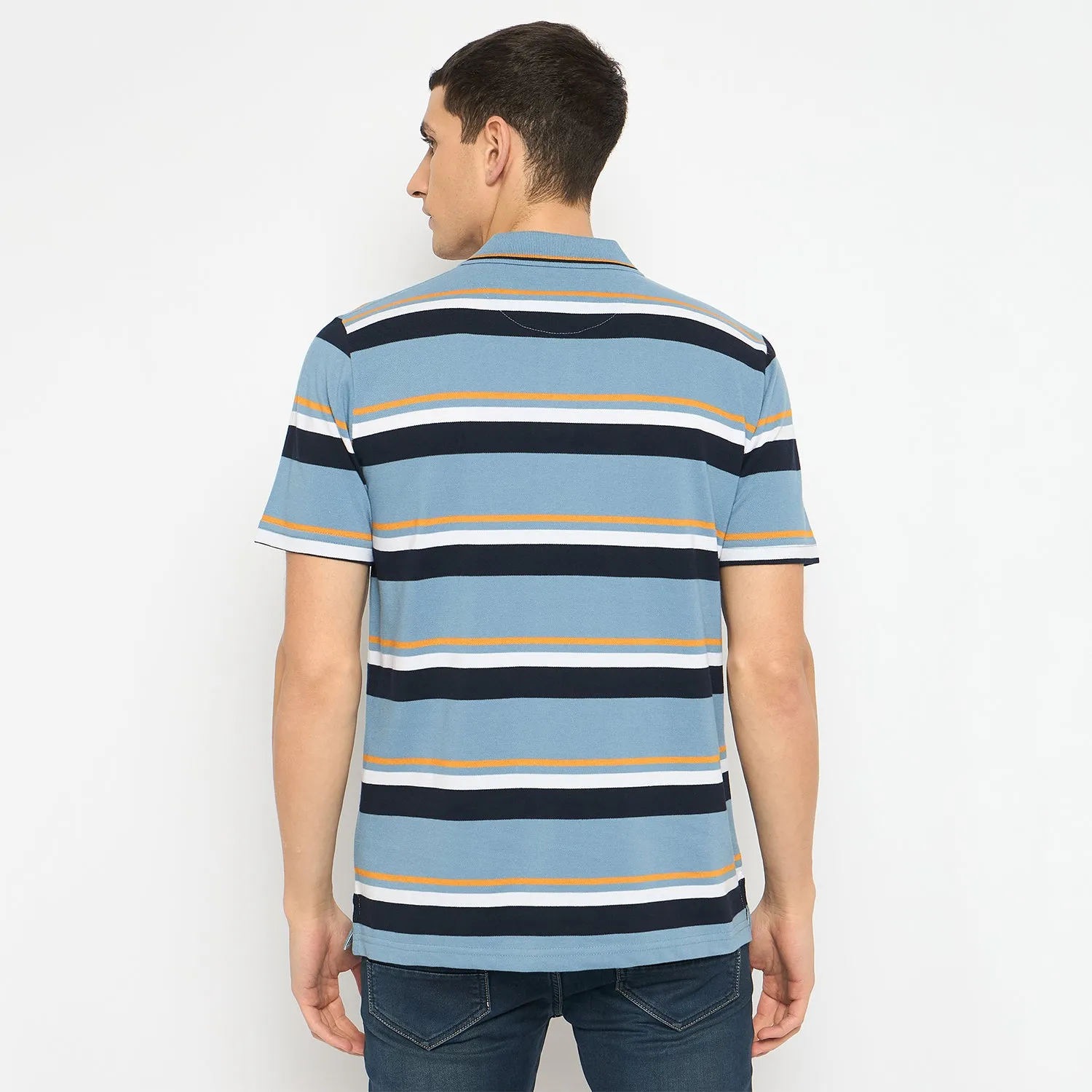 Duke Stardust Men Half Sleeve Cotton Tshirt (LF7263)