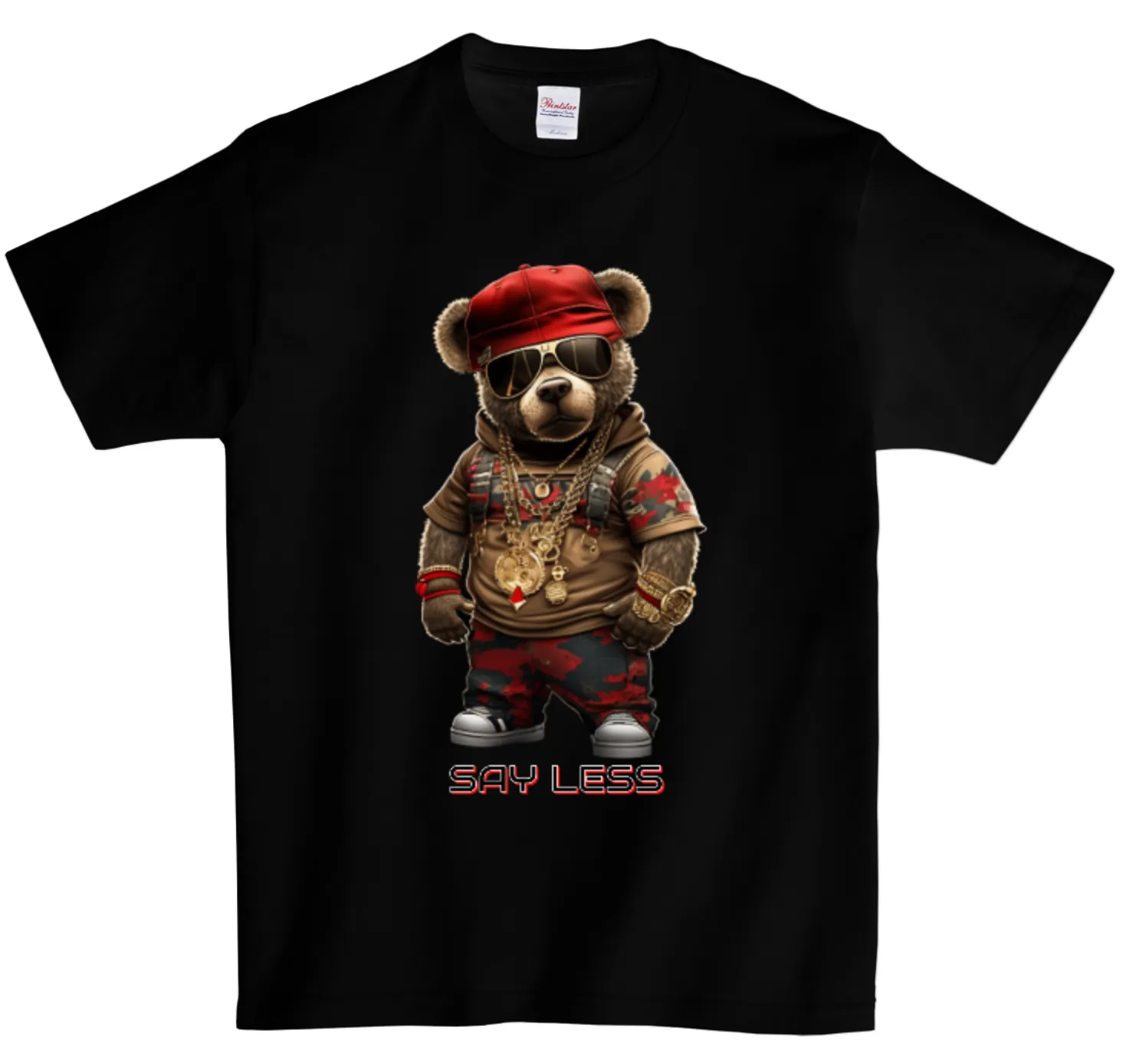 Teddy Say less T-Shirts DTG Full color Edition