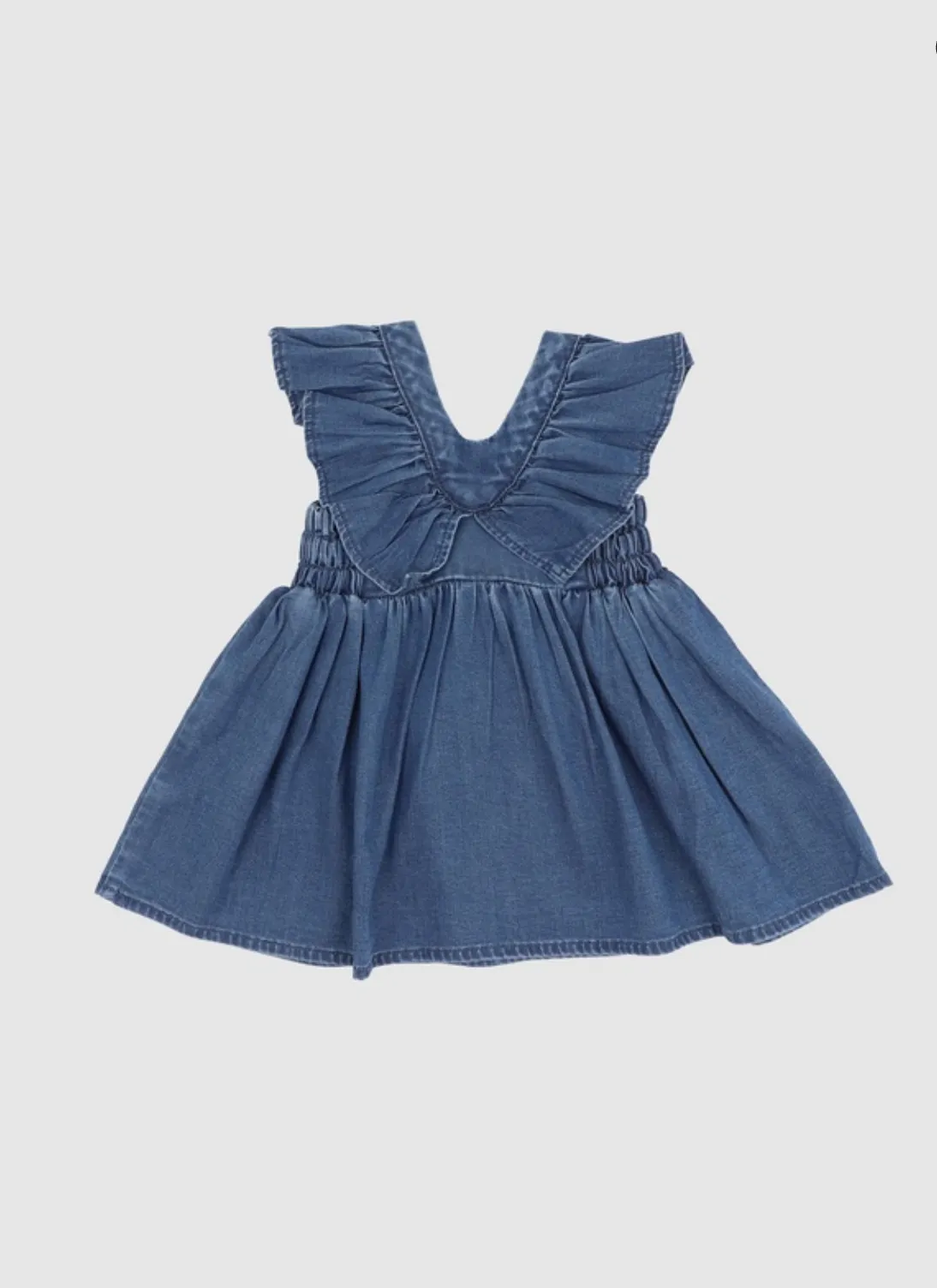 Wild Horses Denim Dress - Kids